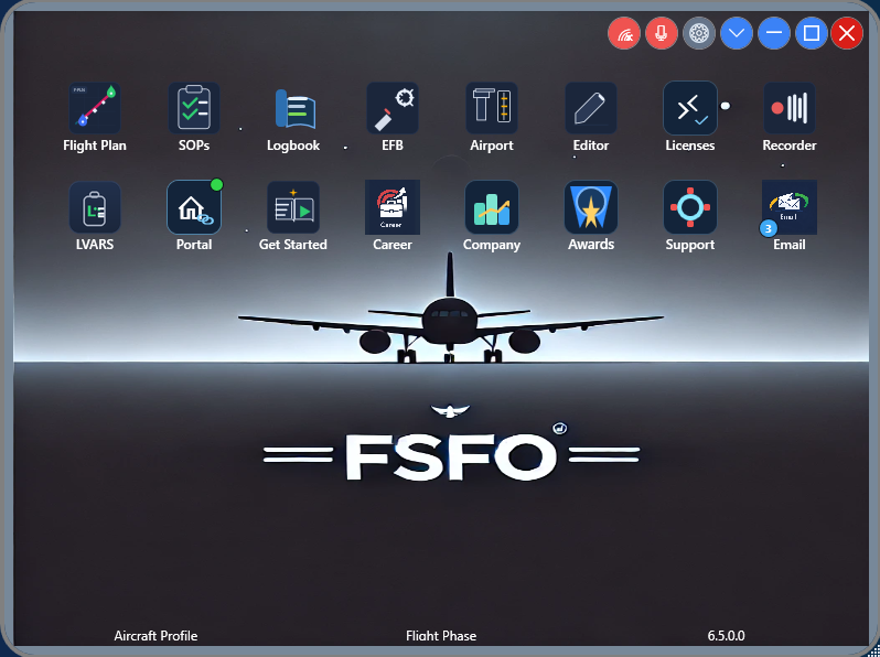 FSFO main interface
