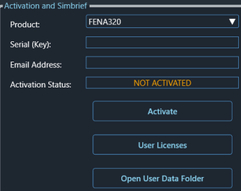 Settings and User Settings help screen